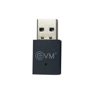 lose up of EVM EnWiFi WA-03 USB Wi-Fi dongle showing nano design and branding