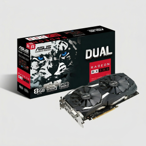 ASUS Dual Radeon RX 580 OC 8GB GDDR5 Graphics Card | 0dB Silent Gaming